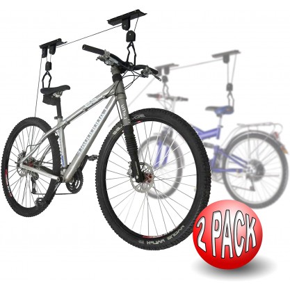 Quality Bike Lift with 100 lb Capacity (2 Pack)