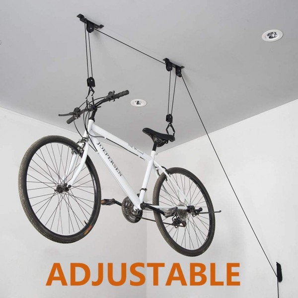 Ceiling Mount Bike Lift Hoist for Garage Indoor (12*6*9 IN)