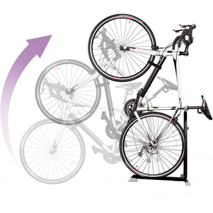 Portable and Stationary Bicycle Rack with Adjustable Height