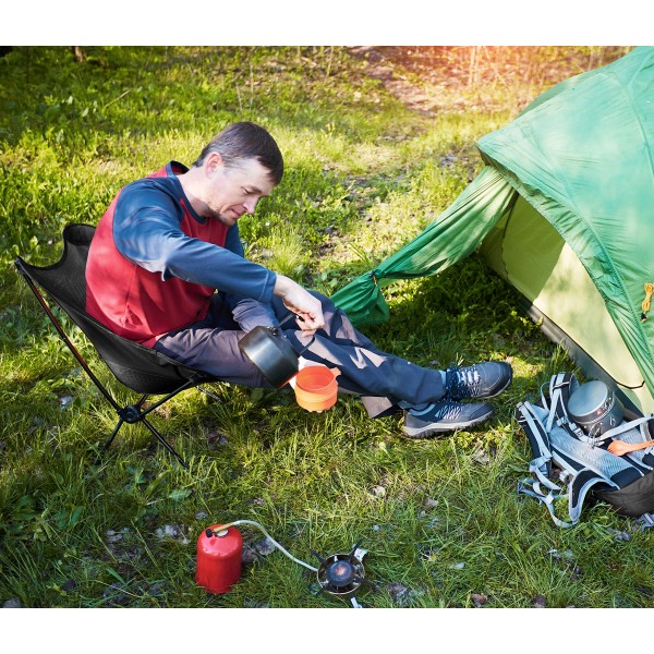 Black Ultralight Portable Folding Camping Chair