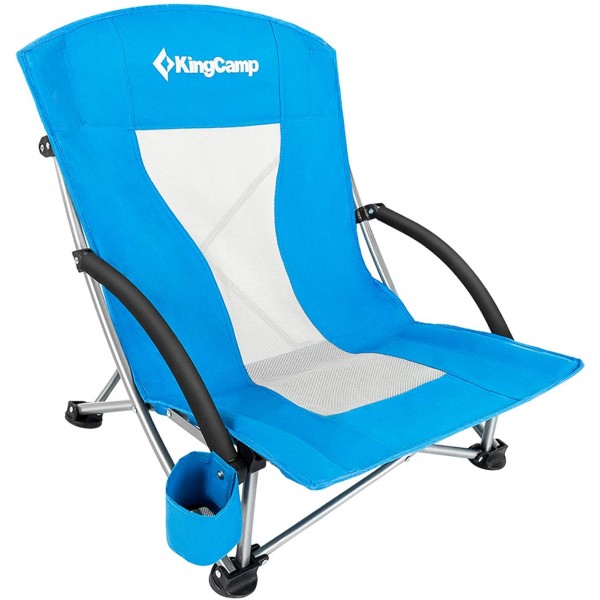 Camping Chair with Low Mesh Back