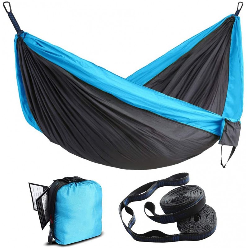 Portable Single Camping Hammock for Backpacking Travel