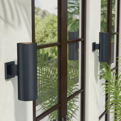 Two-Light Outdoor Armed Sconce