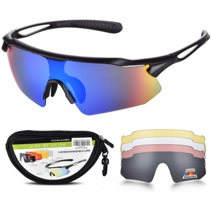 Unbreakable Frame Polarized Anti-UV400 Sports Sunglasses
