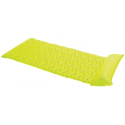 Tote-N-Float Wave Inflatable Air Mat, 90-Inch X 34-Inch, 1-Piece (Color May Vary)
