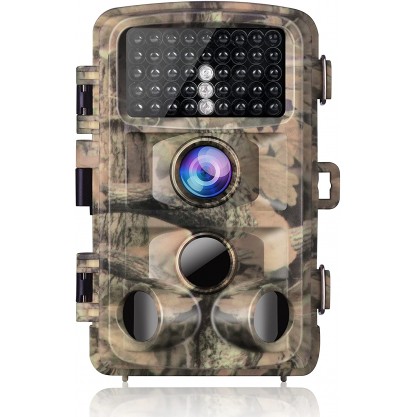 Waterproof 16MP 1080P Game Hunting Scouting Cam with 3 Infrared Sensors for Wildlife Monitoring 